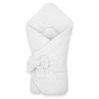 Mušelínová šnurovacia zavinovačka New Baby - White