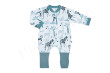 Rastúci overal Safari mentolová Česká výroba Babyservice - Veľ. 80