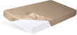 Prestieradlo jersey s gumou 70 x 140 cm BabyMatex - Hnedé