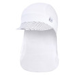Šiltovka tenká pirát Outlast® s UV faktorom 50+, biela/pruh bieločierny - veľ. 4 (45-48 cm)