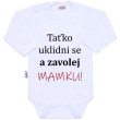 Body s potlačou New Baby a zavolaj Mamku! - Veľ. 56 (0-3m)