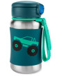 Spark Style Fľaša so slamkou na vodu nerez 12 m+ Skip Hop - Monster Truck