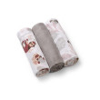 Mušelínové plienky 70x70cm BabyOno - Šedá + leňochod