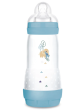Detská antikoliková fľaša 320 ml MAM - Modrá