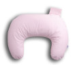 Bambusový polohovací vankúš MiniRelax 150 cm Babymatex - Ružový