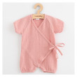 Dojčenský letný mušelínový overal New Baby pink - Veľ. 56