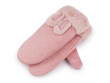 Detské rukavice palčiaky zateplené - Ružová