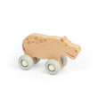 Zvieratko na kolieskach Safari Bigjigs Toys - Hroch