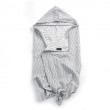 Mušelínová osuška Blenker s kapucňou 100x70 cm KipKep - Silver Grey