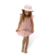 Dievčenské mušelínové šaty Flower pink Esito - Veľ. 74 - 80