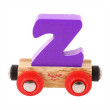 Vagónik drevenej vláčikodráhy Bigjigs Rail - Písmeno Z