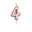 Sviečka tortová rose gold 5 cm - číslo 4