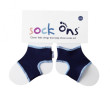 Sock ons ​​- držiak ponožiek - Navy 6-12m