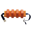 Penový plavecký pás 850 mm Pruh Červený - Červeno-oranžový