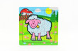 Mini puzzle drevené 9 dielikov Moje prvé zvieratká pre najmenších - Ovce