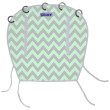 Slnečná Clona Dooky Reversible - obojstranná - Mint/grey chevron