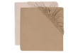 Prestieradlo napínacie 40/50 x 80/90 cm, 2 ks Jollein - Wild Rose