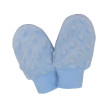 Dojčenské zimné rukavice Esito Minky Blue - Veľ. 74