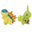 Pokémon figúrky - Larvitar+Cyndaquil