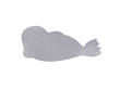 Silikónová podložka do vane protišmyková - Dove grey