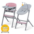 Set jedálenská stolička Livy Olive + lehátko Calmee, Premium Kinderkraft - Pink