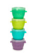 Tégliky na potraviny Snap&Go 118 ml - 4 ks - Farebné