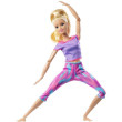 Barbie V pohybe FTG80 - Blondína vo fialovom