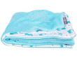 Detská deka Wellsoft bio-bavlna 100 x 70 cm - Aqua/delfín