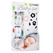 Baby set - bambusová osuška + kočíkový kolíček - Gepard