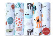 Bavlnené plienky box 70 x 80 cm 5 ks Jasmine - Unisex 2