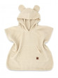 Detské mušelínové pončo lux s kapucňou Teddy rýchloschnúce béžové - Veľ. 110/122
