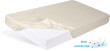 Chránič matraca s PU záterom jersey 80 x 160 x 10 BabyMatex - Béžové