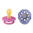Cumlíky kaučuk 2 ks 0-6 mesiacov Boheme Bibs - Bubblegum - Peri
