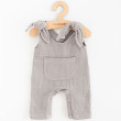 Dojčenské mušelínové lacláčiky New Baby Comfort clothes šedá - Veľ. 80