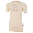 Tričko tenké KR obrázok Outlast® UV 50+ sv. marhuľová - Veľ. 92
