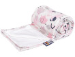 Obojstranná bambusová deka 70 x 100 cm - Ružový slon