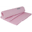 Detská deka dvojitá Minky jednofarebná Esito - Ružová