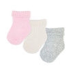 Dojčenské ponožky 3 páry Girl - Veľ. 62/68
