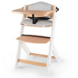 Kinderkraft Stolička jedálenská Enock s polstrovaním Premium - White wooden
