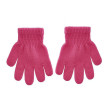 Detské pletené prstové rukavice 9 - 11 rokov - Ružové
