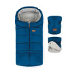 Zimný set fusak Jibot 3v1 + rukavice na kočík Jasie Petite & Mars - Ocean Blue