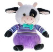 Zvieratko plyšové 25 cm v oblečku 0 m+ - Kravička