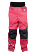 Softshellové nohavice detské Lienky červené Wamu - Veľ. 128-134