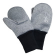 Palcové rukavice softshell Esito Sivý melír - šedá - Veľ. 5 - 7 rokov