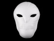 Karnevalová maska ​​- škraboška na domaľovanie - Biela