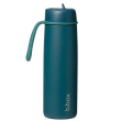 Nerezová termofľaša so slamkou 690 ml B.box - Sea glass