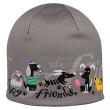 Chlapčenská funkčná čiapka s fleecom Picowinter Friends šedá RDX - Veľ. 2