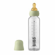 Baby Bottle sklenená fľaša Bibs 225 ml - Sage