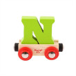 Vagónik drevenej vláčikodráhy Bigjigs Rail - Písmeno N