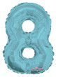 Nafukovacia číslica modrá 35 cm - 8